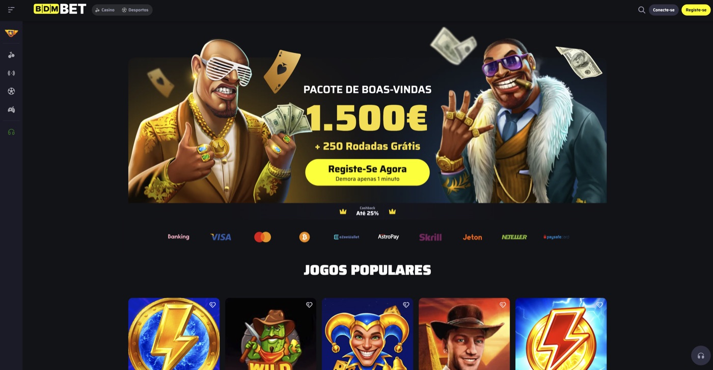 Lobby do casino BDMBet